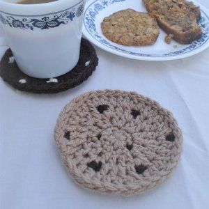 Handmade cookie mug mats coasters